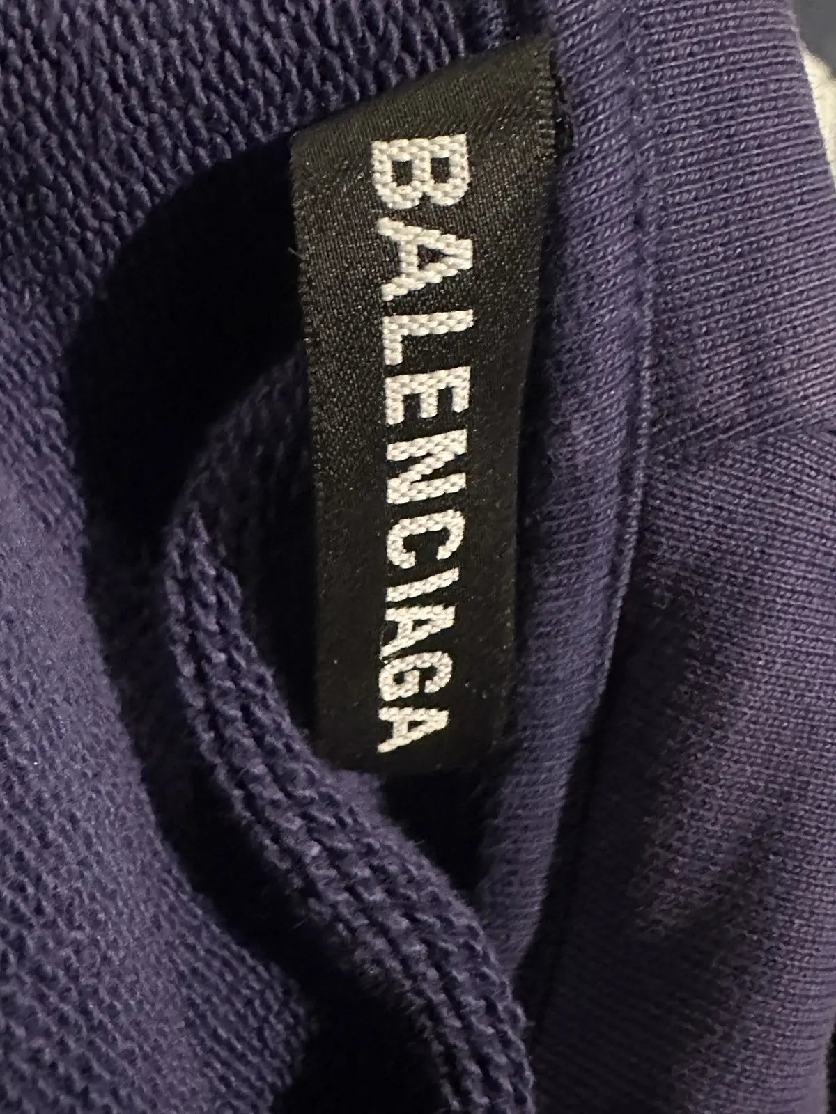 Balenciaga copyright logo hoodie pre owned size small