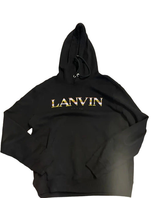 Lanvin Patch logo hoodie