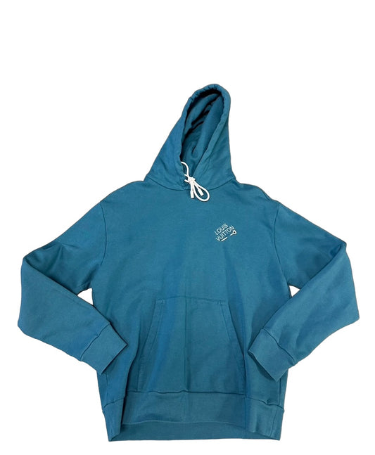 Luis vuitton safety pin hoodie small