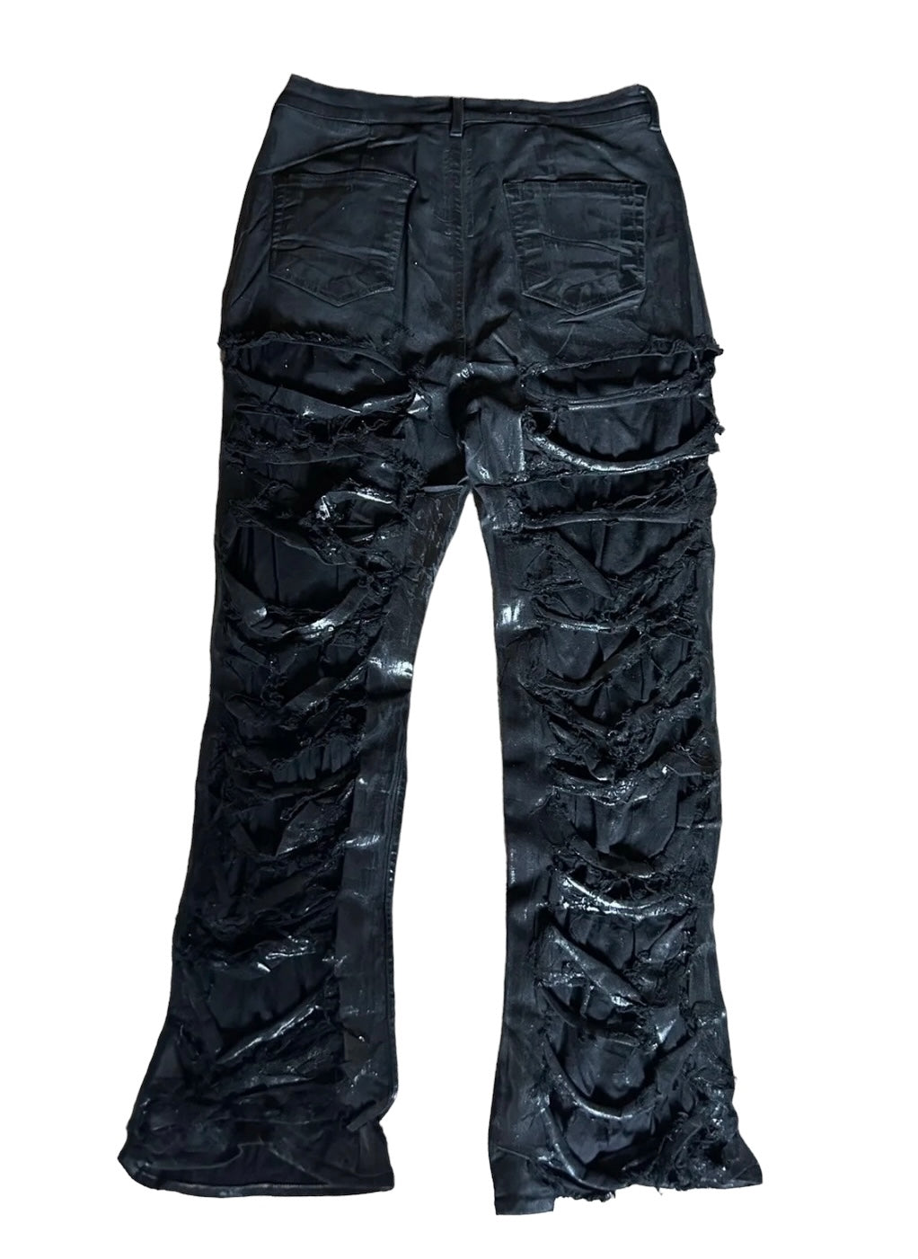 Rick owens DRKSHDW waxed Tyrone black jeans size 33 